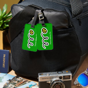 Étiquette À Bagage Étiquettes de voyage pour bagages de tennis avec t