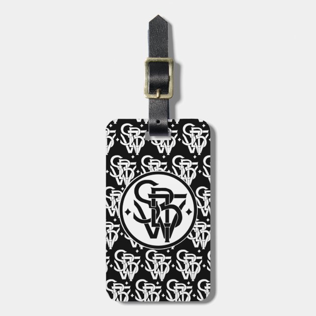 Étiquette À Bagage Étiquettes personnalisables de caisse de SBWT (Devant Vertical)