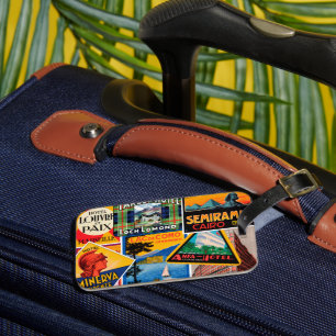 Étiquette À Bagage Étiquettes vintages de bagage