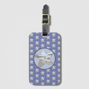Étiquette À Bagage étoile de mer avec motif