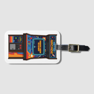 Étiquette À Bagage Étui pour iPhone 17 Pro Max de jeu d'arcade rétro