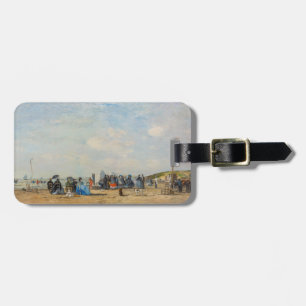 Étiquette À Bagage Eugene Boudin - Rassemblement sur la plage