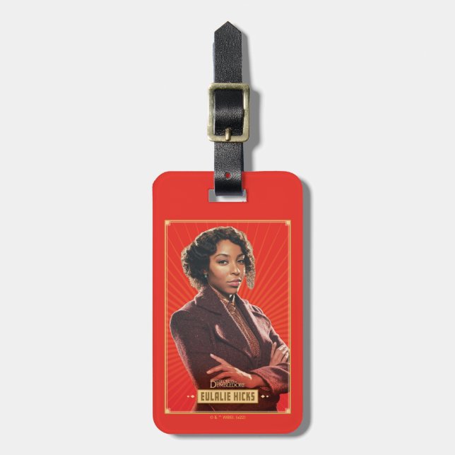 Étiquette À Bagage Eulalie Hicks Character Graphic (Devant Vertical)