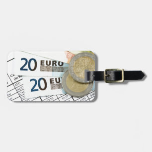 Étiquette À Bagage Euros
