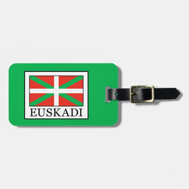 Étiquette À Bagage Euskadi (Devant horizontal)