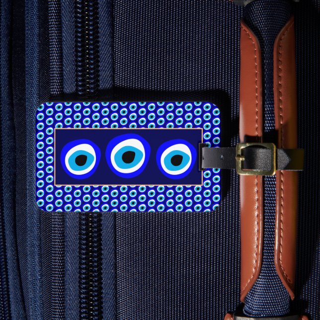 Étiquette À Bagage Evil Eye Talisman & arabe Amulet /turc, grec (Insitu Rectoal 4)