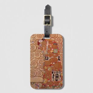 Étiquette À Bagage Exécution par Gustav Klimt, Art Nouveau vintage