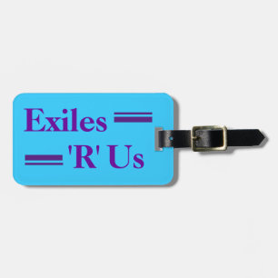 Étiquette À Bagage Exiles 'R' Us