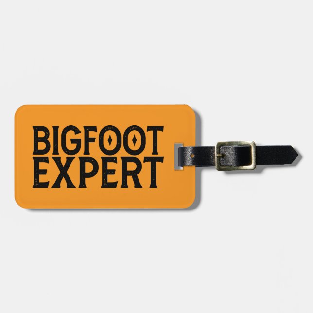 Étiquette À Bagage Expert Bigfoot (Devant horizontal)