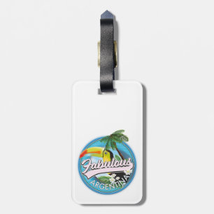Étiquette À Bagage explorez le fabuleux logo de l'Argentine