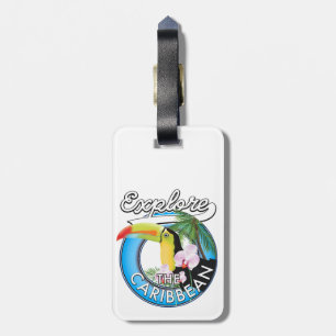 Étiquette À Bagage Explorez le patch de voyage des Caraïbes.