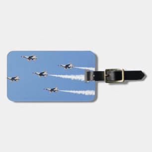 Étiquette À Bagage F-16 Thunderbirds volant en formation à cinq avion