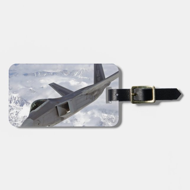 Étiquette À Bagage F-22 Raptor-Elmendorf AFB (Devant horizontal)