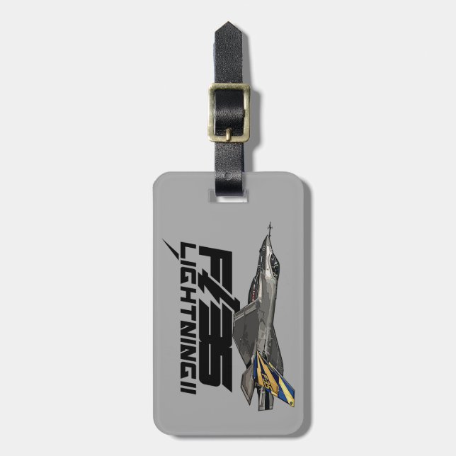 Étiquette À Bagage F-35 Éclair II (Devant Vertical)