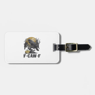 Étiquette À Bagage F-Caw-F Design Minimaliste Classique