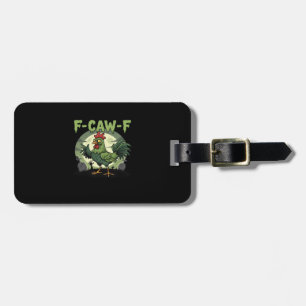 Étiquette À Bagage F Caw F Poulet Drôle Halloween Vintage Classique