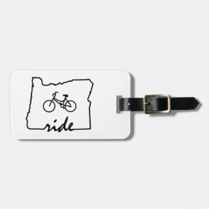 Étiquette À Bagage Faire du vélo en Oregon