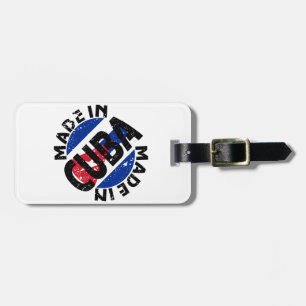 Étiquette À Bagage Fait dans des étiquettes de bagage d'étiquette du