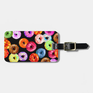 Étiquette À Bagage Faites passer le motif sans soudure + votre backgr