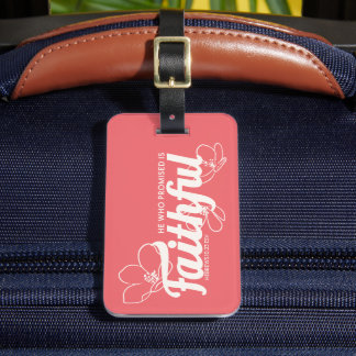 Étiquette À Bagage Faithful : étiquette de bagage