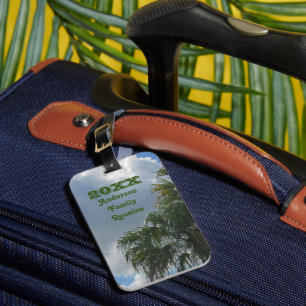 Étiquette À Bagage Famille Retrouvailles Vacances Keepsaké