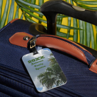 Étiquette À Bagage Famille Retrouvailles Vacances Keepsaké
