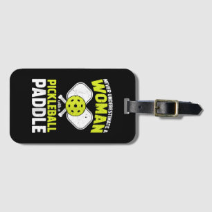 Étiquette À Bagage Femme de Pickleball Cadeau drôle de joueur de Pick