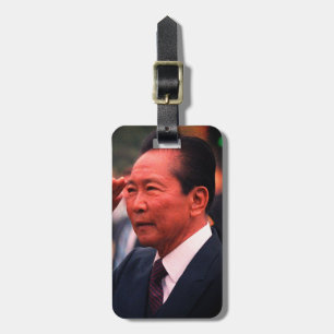Étiquette À Bagage Ferdinand Marcos, Dixième Président des Philippine