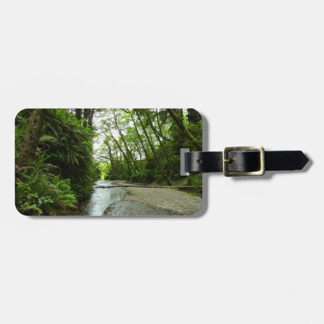 Étiquette À Bagage Fern Canyon II au parc national Redwood (Devant horizontal)