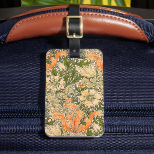Étiquette À Bagage Festival de fleurs de William Morris Spring Compto