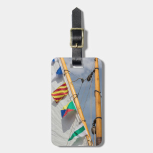 Étiquette À Bagage Festival des bateaux en bois de l'île de Bainbridg