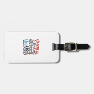 Étiquette À Bagage Fête de kinésithérapie aux États-Unis T-Shirt vint