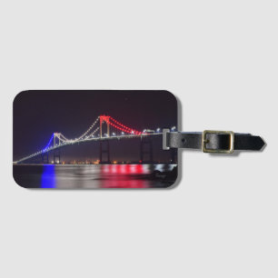 Étiquette À Bagage Fête de l'indépendance du pont de Newport