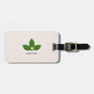 Étiquette À Bagage Feuilles de laurier élégantes