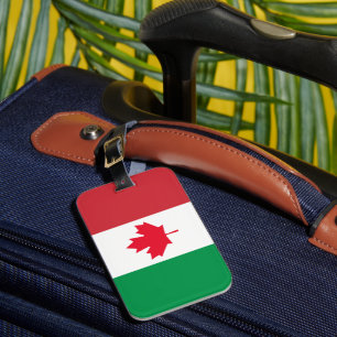 Étiquette À Bagage Fierté italo-canadienne