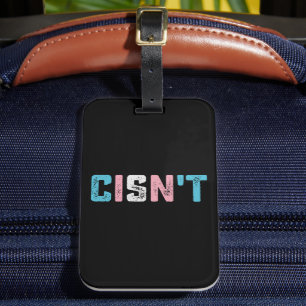 Étiquette À Bagage Fierté transgenre Cis n'est pas drapeau trans LGBT