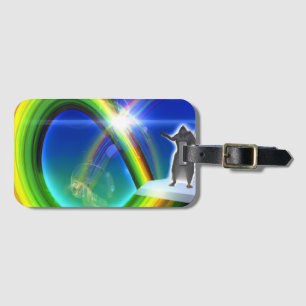 Étiquette À Bagage Figure de mystère au Stargate interdimensionnel