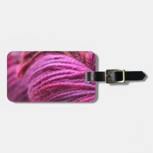 Étiquette À Bagage Fil rose vibrant