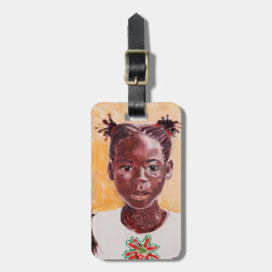 Étiquette À Bagage Fille africaine