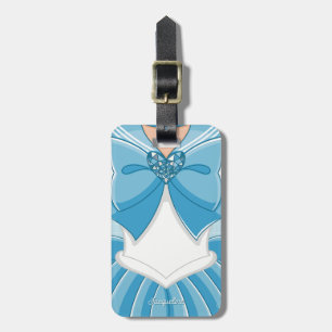 Étiquette À Bagage Fille Magique Bleue 