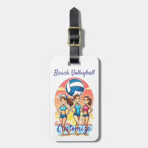 Étiquette À Bagage Filles de beach volley Thunder_Cove