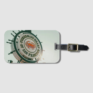 Étiquette À Bagage Fisherman Wharf's Sign