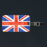 Étiquette À Bagage Flag de Grunge<br><div class="desc">Grunge United Kingdom Flag. Le design est disponible sur d'autres produits.</div>