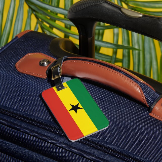 Étiquette À Bagage Flag du Ghana (Insitu Rectoal 1)