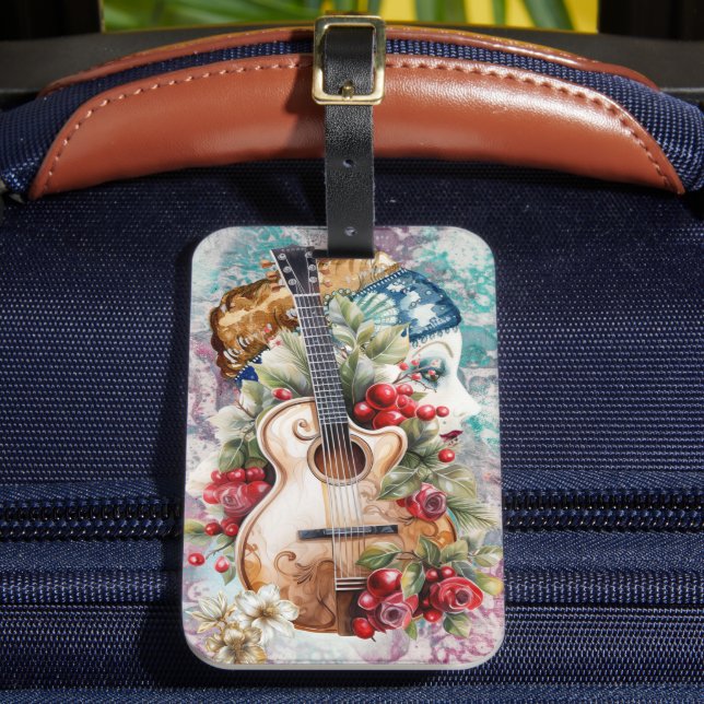 Étiquette À Bagage Flamenco Mood Luggage Tag (Insitu Rectoal 2)