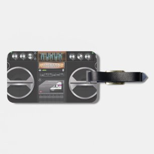 Étiquette À Bagage Flèche de ghetto Boombox