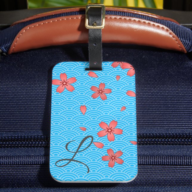 Étiquette À Bagage Fleur de cerisier rose (Insitu Rectoal 2)
