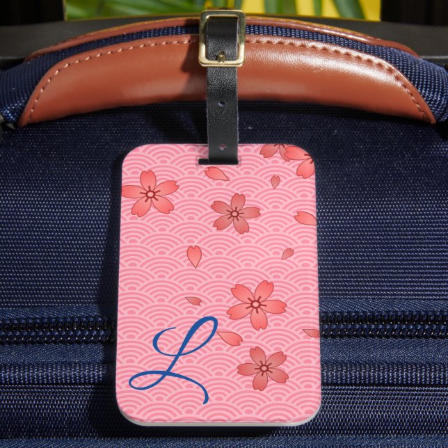 Étiquette À Bagage Fleur de cerisier rose (Insitu Rectoal 2)