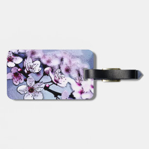 Étiquette À Bagage Fleur de cerisiers