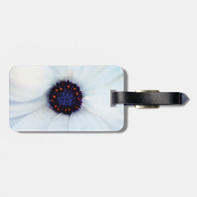 Étiquette À Bagage Fleur de Marguerite Africaine (Dos horizontal)